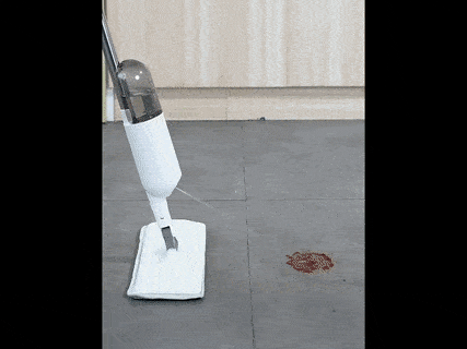 Microfiber Mop with Attached Water Sprinkle System